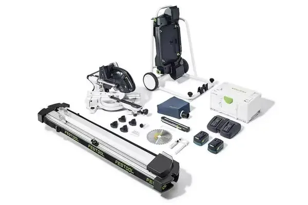 Scie à onglets radiale sans fil FESTOOL KAPEX KSC 60 EB 5.0 I-UG-Set - 2 batteries 5.0 Ah - 577958