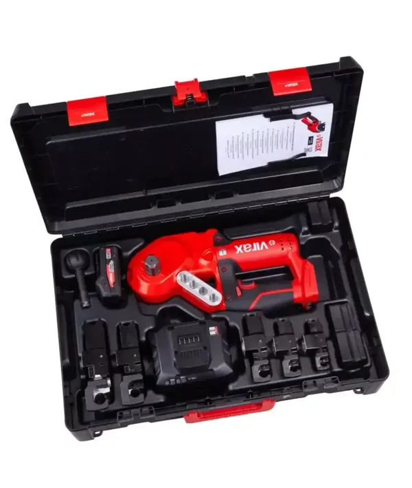 Cintreuse compacte électroportative 18 V Ministem® Ø 12-14-16-18-22mm - VIRAX - avec 1 batterie 18V 2Ah - chargeur rapide - Virabox - 251778