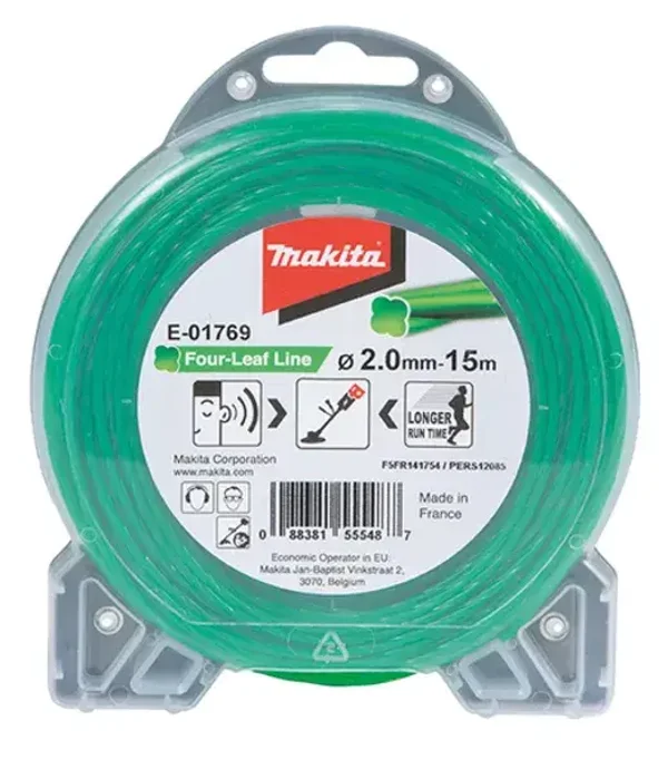 Fil nylon diam 2.00  Trèfle torsadé MAKITA - E-01