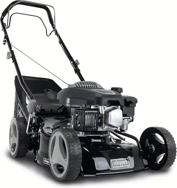 Tondeuse à gazon thermique Scheppach MS132-42B en version noire - SCHEPPACH - avec bidon d'huile - 58112169953