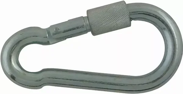 Mousqueton alpin à vis acier zingué VISO Ø10 x L.100 - MSE10E