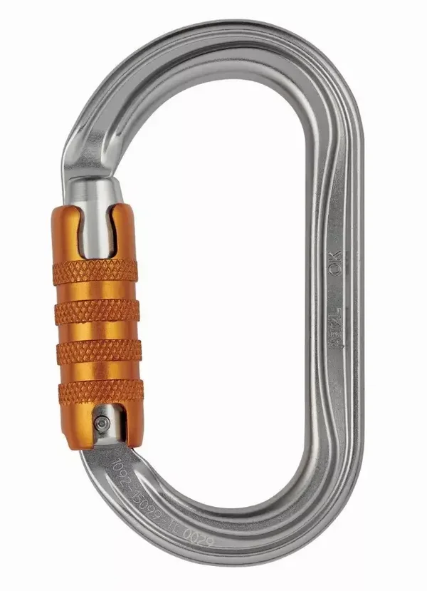 Mousqueton ovale léger OK TrialCT-Lock PETZL - M33A TL