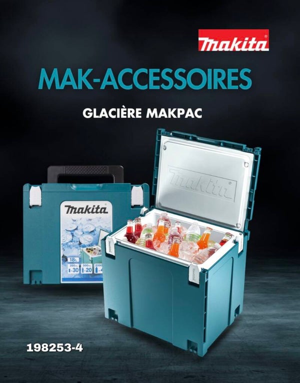 Glacière de chantier 18L MakPac 4﻿ MAKITA - 198253-4
