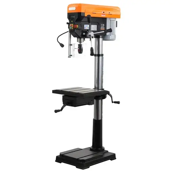 Perceuse à colonne capacité 30mm -400V triphasé - Course broche 120mm -table-étau lourde - PEUGEOT- PPSC30TE