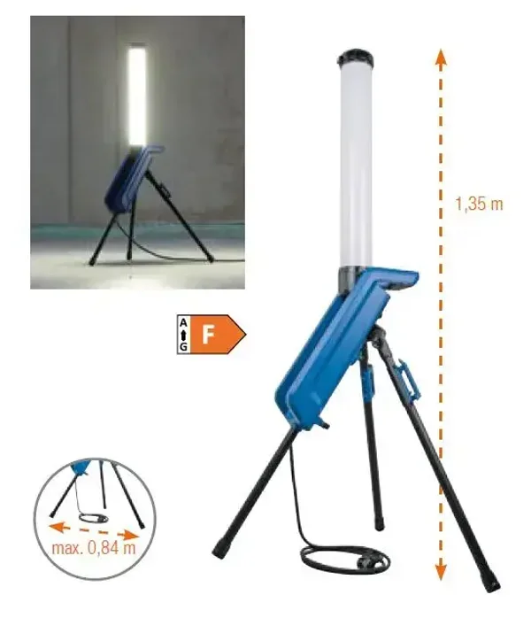 Colonne lumineuse Centra à LED 70W 360° SCHWABE environ 7000 Lumens 4000 K - 846373