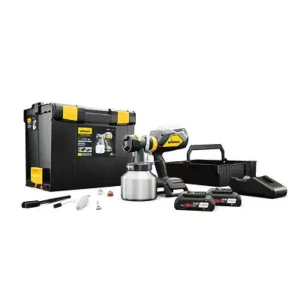 WAGNER Pistolet à peinture 18V FinishControl 4000 2x4 Ah - 2453688