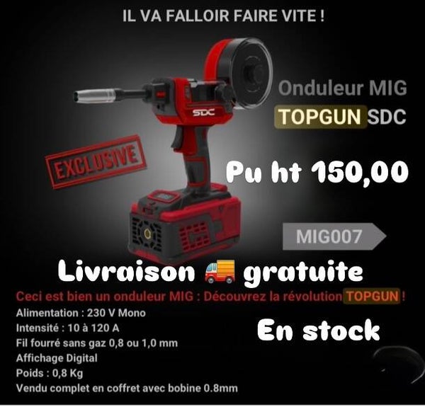 Onduleur MIG TOPGUN SDC  EXCLUSIVITÉ NATIONALE