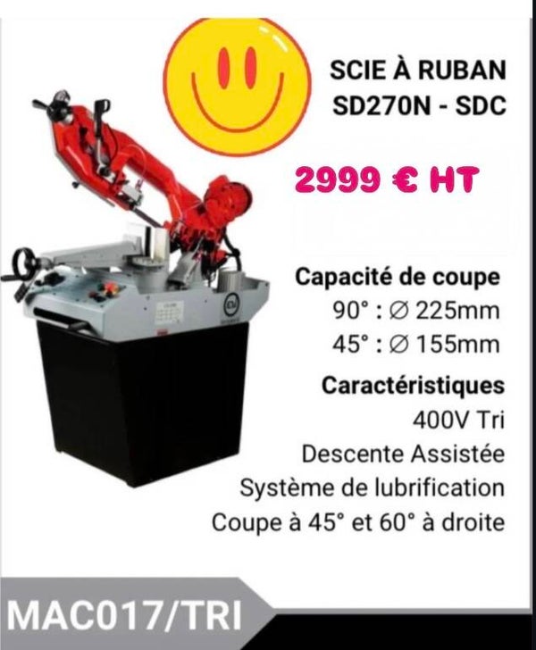 SCIE À RUBAN SD270N - SDC
