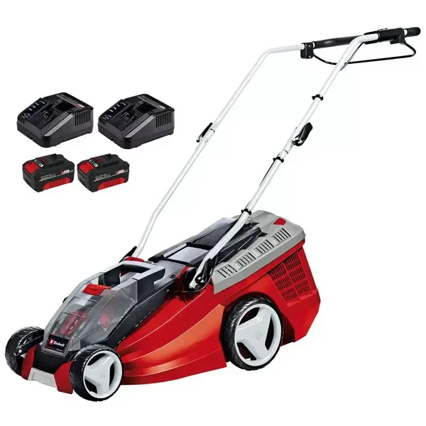 Tondeuse à gazon sans fil GE-CM 36 Li + 2 Batteries 3,0 Ah et 2 Chargeurs - EINHELL - 3413060
