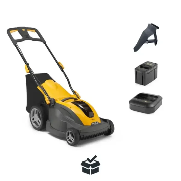 Tondeuse à batterie Combi 344e Kit 48V avec 1 Batterie 5 Ah, 1 Chargeur - STIGA - 294426068/ST2