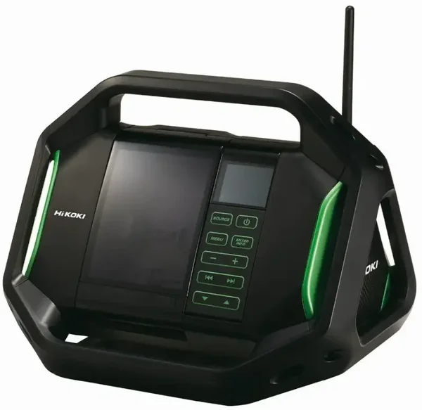 Radio de chantier à batterie ou secteur- HIKOKI - sans batterie ni chargeur - UR18DSALW4Z