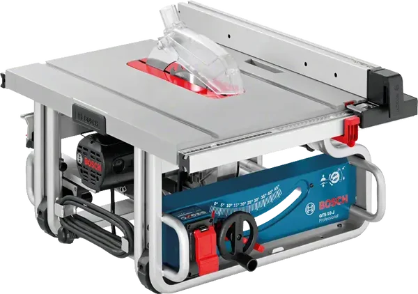 Scie circulaire sur table GTS 10 J - BOSCH - avec accessoires - 0601B30500
