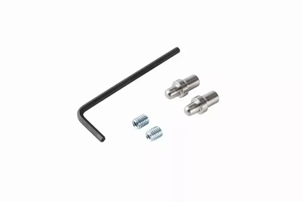 Tige de positionnement CNC Zeta P2 pour perçage, Ø 5 mm 2 pièces - LAMELLO - 251048