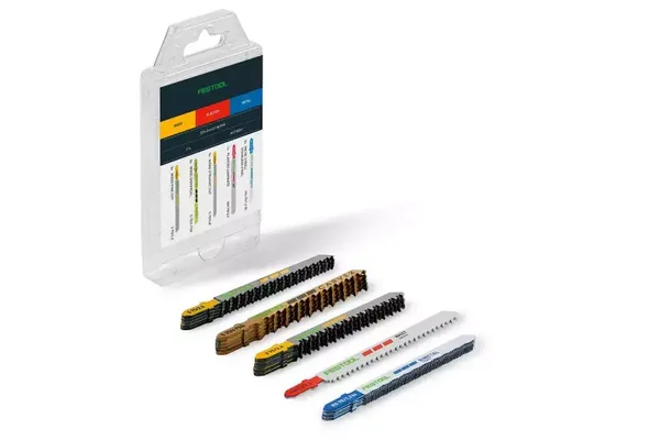 Jeu de lames de scie sauteuse FESTOOL STS-Sort/21 pièces W/P/M - 578071