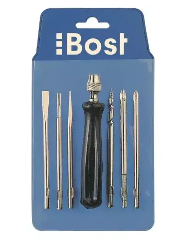 Tournevis multilames + pochette 4 lames - BOST - 674050