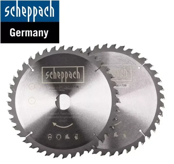 Coffret en aluminium de 2 lames, 40 dents multifonctions Scheppach - 216mm - 7901201706