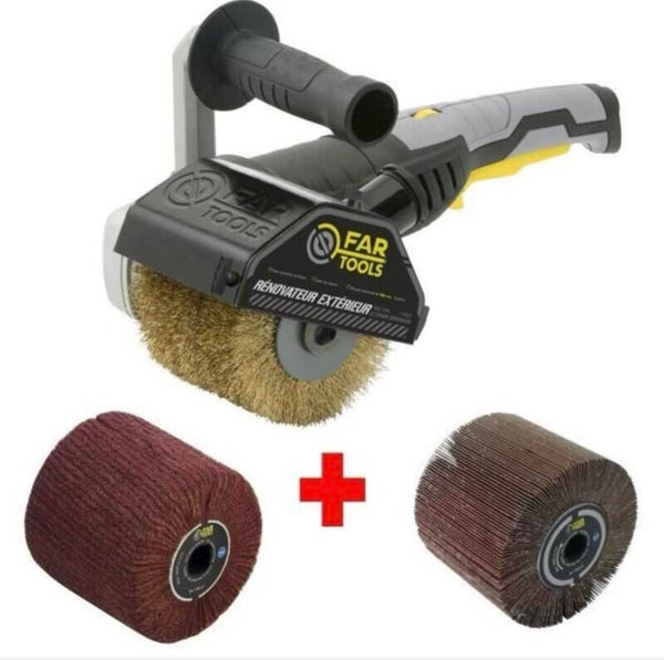 FARTOOLS FARTOOLS - Rénovateur REX120C - Spécial bois et métal - Surfaces planes