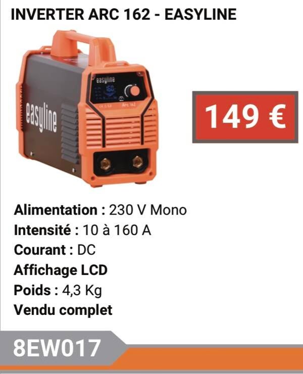 INVERTER ARC 162 - EASYLINE