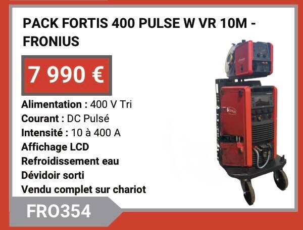 PACK FORTIS 400 PULSE W VR 10M - FRONIUS