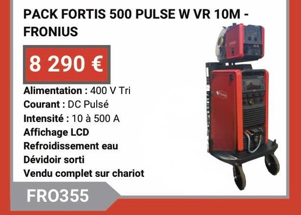 PACK FORTIS 500 PULSE W VR 10M - FRONIUS