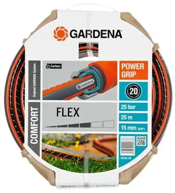 Tuyau GARDENA PowerGrip Flex Ø15mm L. 25m - 18045-26