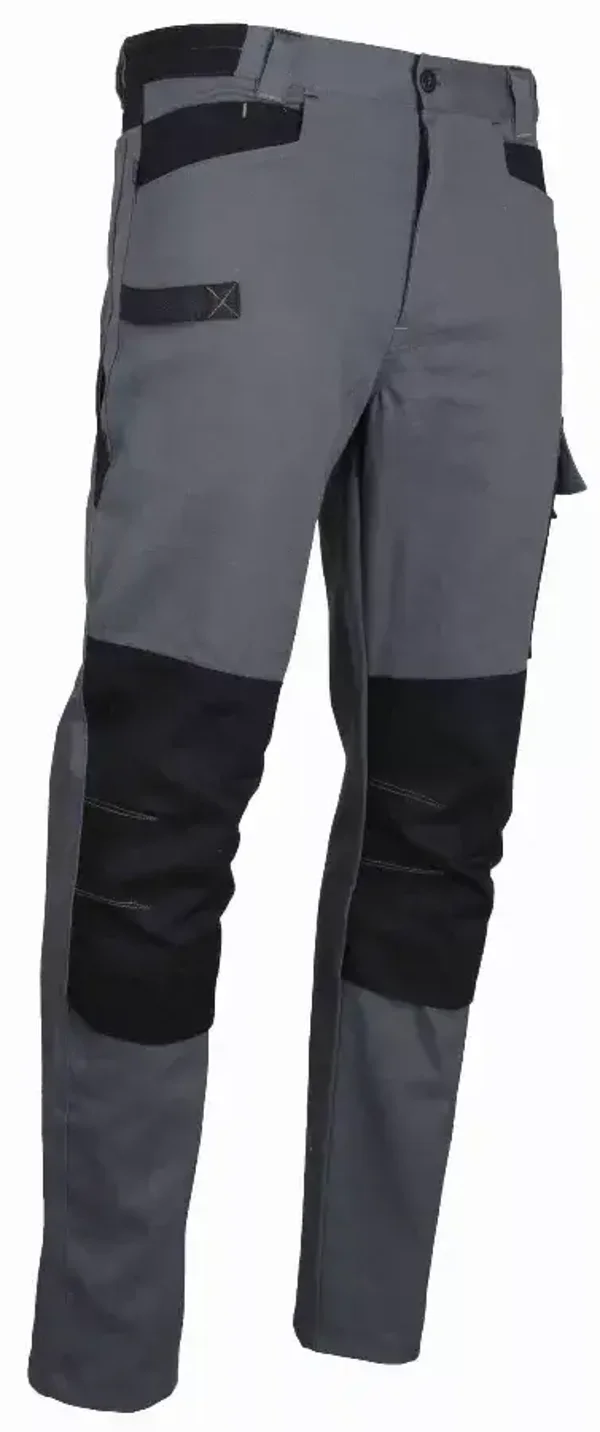 Pantalon de travail en coton Ponce LMA Gris - 1673