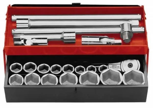 Coffret douille 3/4" 6 pans métriques FACOM - K.441.A
