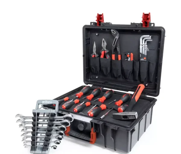 Caisse à outils WIHA - 46 pièces – Kit de base L pour mécanicien - 45256
