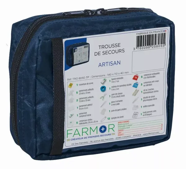 TRO8050TP Trousse de secours FARMOR 2/4 personnes - TRO8050TP   Trousse de secours FARMOR 2/4 personnes - TRO8050TP