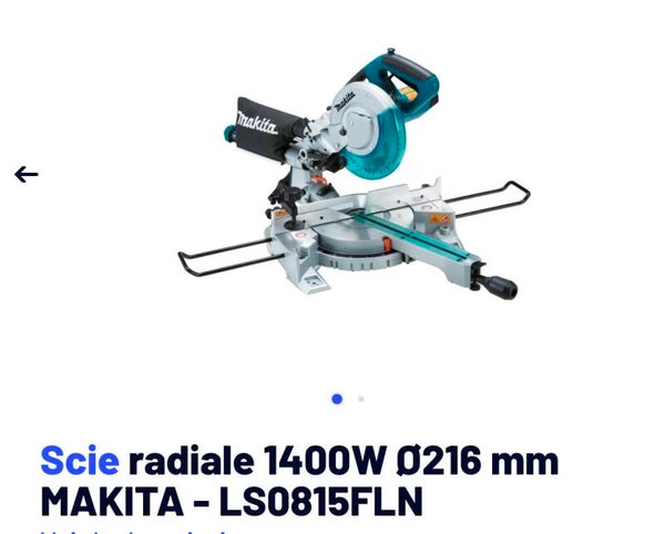 Scie radiale makita diam 216mm