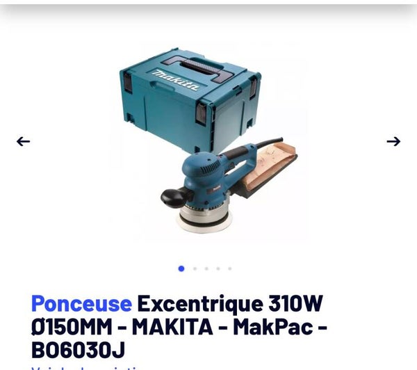 Ponceuse excentrique BO6030J  Makita