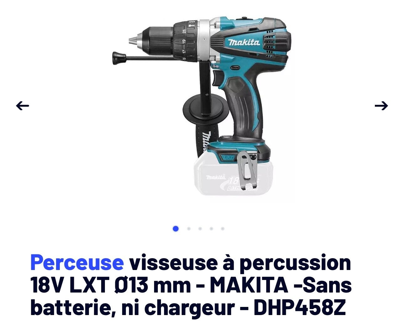 Perceuse percussion DHP458Z