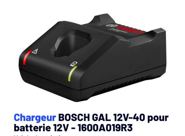 Chargeur 12v Bosch promo hors normes