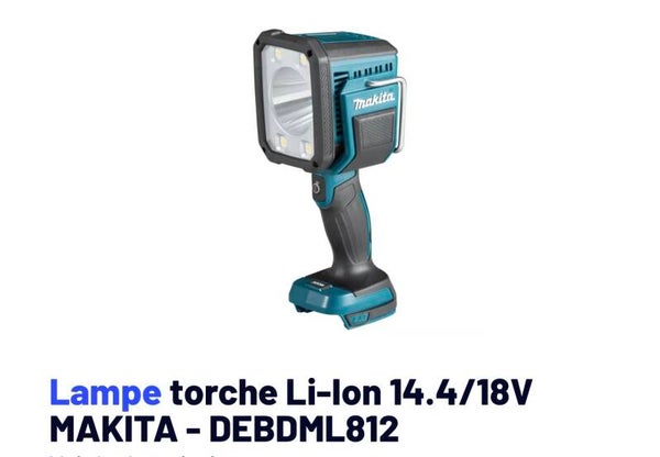 Projecteur grande puissance Makita 4 modes d’éclairages (Copie)