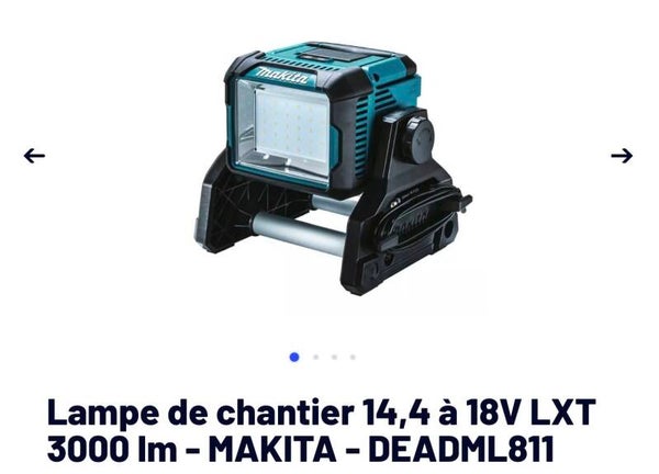 Projecteur de chantier Makita 3000 lm (Copie)
