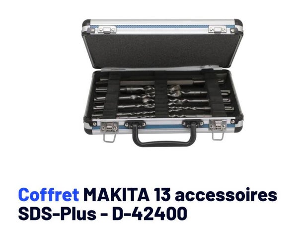 Coffret 13 accessoires Makita SDS+