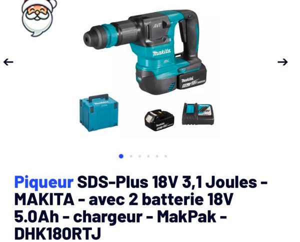 Piqueur 18 v Makita. Nouveauté