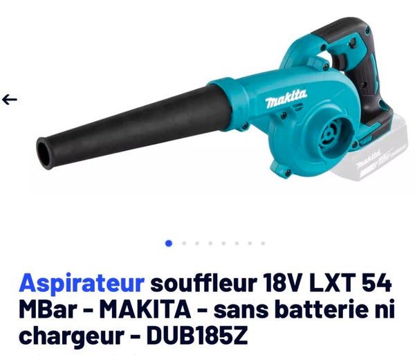 Souffeur makita 18v  vendu nue
