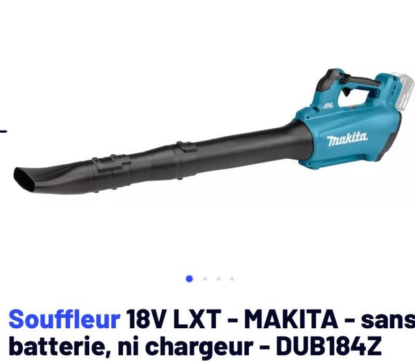 Souffleur 18V LXT - MAKITA - sans batterie, ni chargeur - DUB184Z