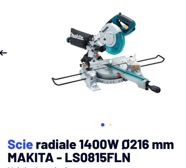 Scie radiale 1400W Ø216 mm MAKITA - LS0815FLN