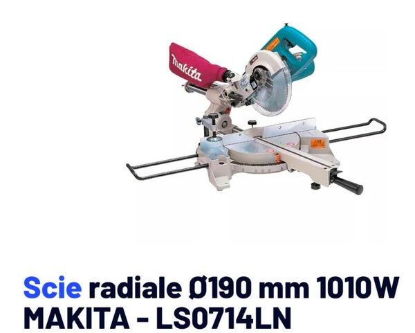 Scie radiale Ø190 mm 1010W MAKITA - LS0714LN