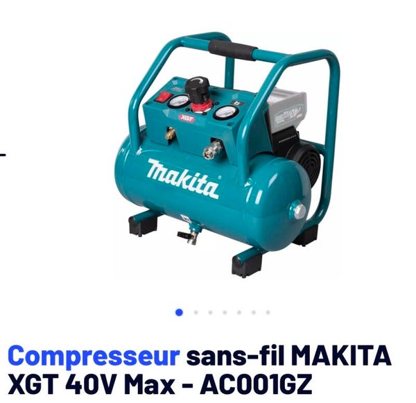 Compresseur sans-fil MAKITA XGT 40V Max - AC001GZ