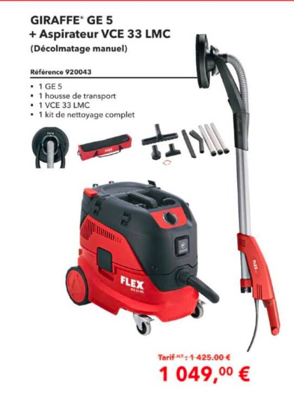 Kit girafe GE 5 + aspirateur VCE 33 LMC