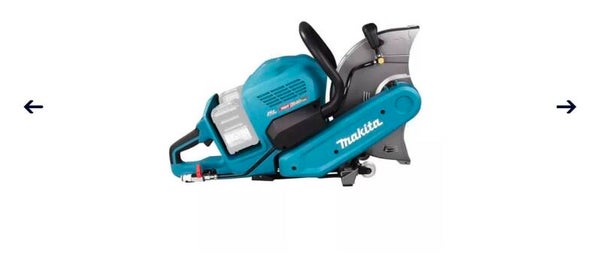 Découpeuse à disque 355mm 80Vmax (2x40V) XGT - MAKITA - sans batterie, ni chargeur - CE001GZ