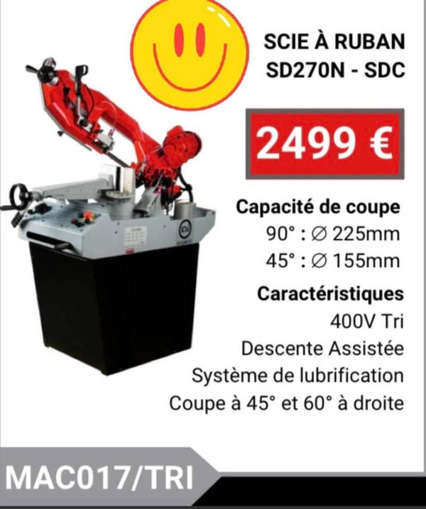 SCIE À RUBAN SD270N - SDC