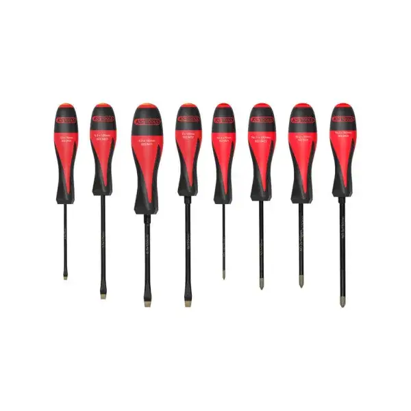 Expédié sous 3 jours ouvrés  KS TOOLS  JEU DE 8 TOURNEVIS ULTIMATEGRIP FENTE PH KS TOOLS 922.6420