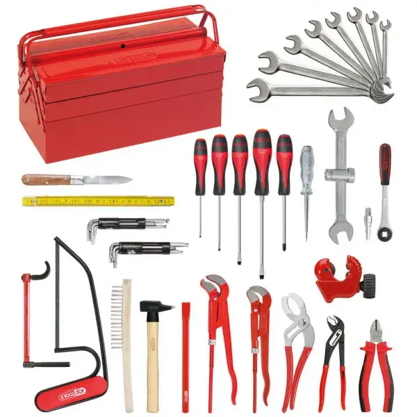 COMPOSITION D’OUTILS 47 PIÈCES SANITAIRE - CHAUFFAGE KS TOOLS 116.0147