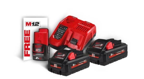Pack énergie 18V HIGH OUTPUT 2 x 3,0 Ah - M18 HNRG-302 - MILWAUKEE - 4933471071
