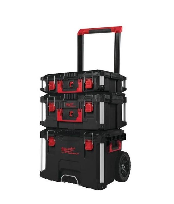 Système de rangement 3 coffrets modulables PACKOUT BOX 3PCS SET - MILWAUKEE - 4932464244