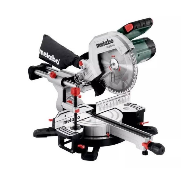 Scie à onglets radiale KGS 254 M - 1200W Ø 254 mm - METABO - 613254000